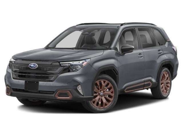 2026 Subaru Forester Sport in Magnetite Gray Metallic — front three-quarter view